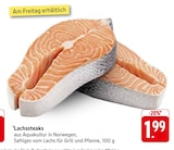 Aktuelles Lachssteaks Angebot bei EDEKA in Freiburg (Breisgau) ab 1,99 €