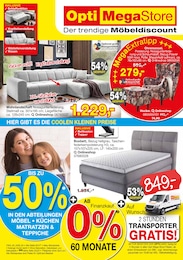 Aktueller Opti-Megastore Möbel & Einrichtung Prospekt für Sülzfeld: Coole Kleine Preise mit 17} Seiten, 02.04.2026 - 18.04.2026
