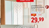Armoire de toilette miroir - LIVARNO HOME - Lidl à Épinay-sur-Seine Armoire de toilette miroir - LIVARNO HOME en promo chez Lidl Épinay-sur-Seine à 29,99 €