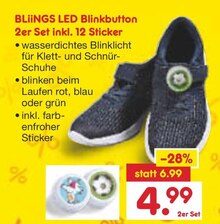LED Blinkbutton 2er Set inkl. 12 Sticker bei Netto Marken-Discount in Kerpen LED Blinkbutton 2er Set inkl. 12 Sticker im Angebot bei Netto Marken-Discount Kerpen für 4,99 €