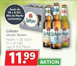 Lübzer bei Getränkeland im Ahrensburg Prospekt für 11,99 €