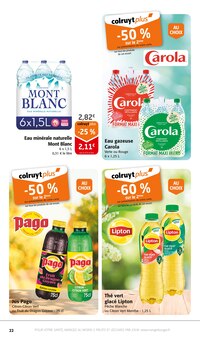 Promotion Rhum Blanc dans le prospectus Colruyt, valable du 22/10/2025 au 02/11/2025 Promo Rhum Blanc dans le catalogue Colruyt du moment à la page 22