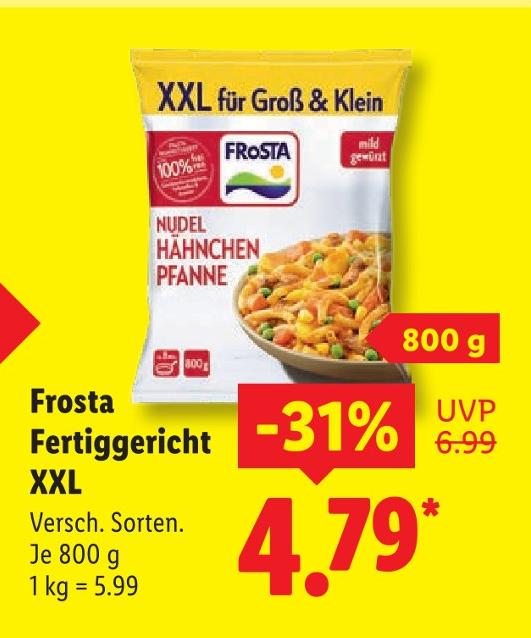 Fertiggericht XXL