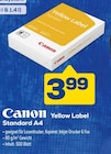 Yellow Label Standard A4 Angebote von Canon bei EURONICS Rheda-Wiedenbrück für 3,99 €