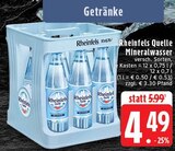 Aktuelles Mineralwasser Angebot bei EDEKA in Mönchengladbach ab 4,49 €