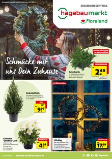 Adventskranz im aktuellen Hagebaumarkt Prospekt (Mainz) Adventskranz im Hagebaumarkt Prospekt "VERSCHÖNERE MIT UNS DEINEN GARTEN" mit 16 Seiten (Mainz)