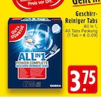 Geschirr-Reiniger Tabs im Angebot bei E center in Ahaus Geschirr-Reiniger Tabs Angebote bei E center Ahaus für 3,75 €