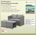 2in1 Polyrattan-Gartenmöbel-Set Jamaika von Juskys im aktuellen Netto Marken-Discount Prospekt für 