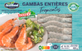 Gambas Tropicales Entières Crues Surgelées en promo chez Auchan Supermarché Versailles à 4,90 €