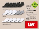 5 Paar Sneakersocken Damen und Herren Angebote von esmara / LIVERGY bei Lidl Nettetal für 1,69 €