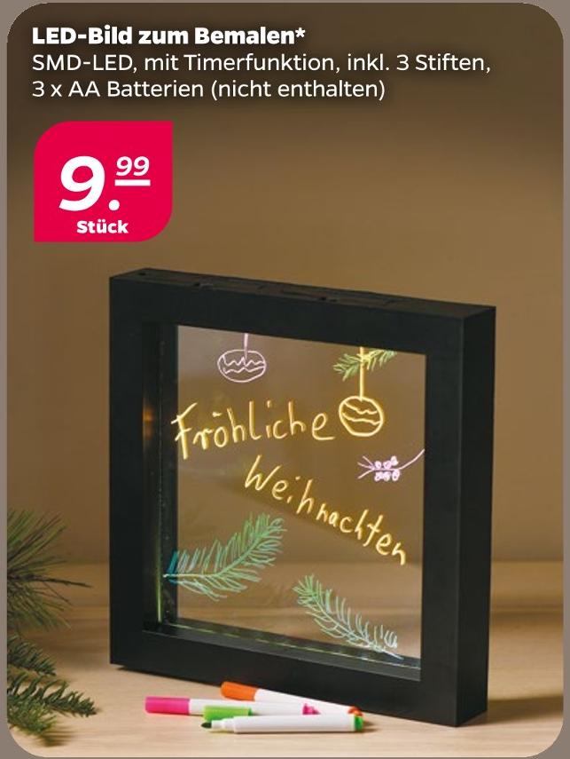 LED-Bild zum Bemalen