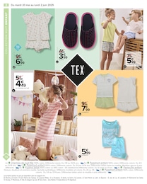 Prix et réduction Pyjama dans le prospectus Carrefour en cours Offre Pyjama dans le catalogue Carrefour du moment à la page 10