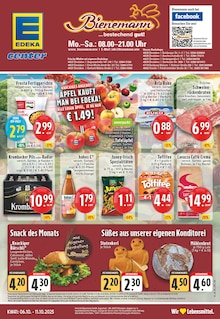 Aktueller EDEKA Prospekt "Aktuelle Angebote" Seite 1 von 28 Seiten für Voerde
