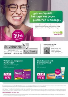 mea - meine apotheke Laatzen Prospekt der aktuellen Woche, gültig von 01.06.2023 bis 30.06.2023 Aktueller mea - meine apotheke Laatzen Prospekt "Unsere Juni-Angebote" mit 4 Seiten