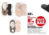 Ballerines avec bandeau femme - Super U à Strasbourg Ballerines avec bandeau femme en promo chez Super U Strasbourg à 8,90 €