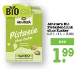 Bio Pistaziendrink ohne Zucker im Angebot bei E center in Ettlingen Bio Pistaziendrink ohne Zucker Angebote von Alnatura bei E center Ettlingen für 1,99 €