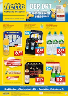 Netto Marken-Discount Prospekt DER ORT, AN DEM DU IMMER AUSGEZEICHNETE PREISE FINDEST. mit 2 Seiten