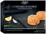 2 tartares de saumon - DELUX - Lidl à Villepinte 2 tartares de saumon - DELUX en promo chez Lidl Villepinte à 2,99 €