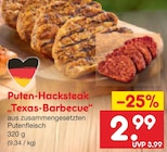 Aktuelle Steak Angebote bei Netto Marken-Discount in Bremen Aktuelles Puten-Hacksteak Texas-Barbecue Angebot bei Netto Marken-Discount in Bremen ab 2,99 €