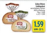 Lieblingsbrot im Angebot bei diska in Erlangen Lieblingsbrot Angebote von Lieken Urkorn bei diska Erlangen für 1,59 €