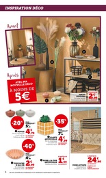 Prix et réduction Décoration Intérieure dans le prospectus Super U en cours Offre Décoration Intérieure dans le catalogue Super U du moment à la page 6