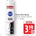Deo Spray im Angebot bei E center in Göppingen Deo Spray Angebote von Nivea bei E center Göppingen für 3,19 €