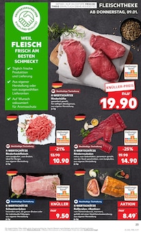 Rindfleisch im Kaufland Prospekt "KNÜLLER" mit 56 Seiten (Wuppertal)