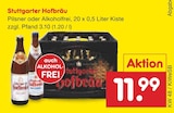 Stuttgarter Hofbräu bei Netto Marken-Discount im Bürgstadt Prospekt für 11,99 €
