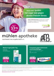 Aktueller mea - meine apotheke Prospekt (Göttingen, 4 Seiten zum blättern mea - meine apotheke Prospekt Unsere Mai-Angebote mit 4 Seiten