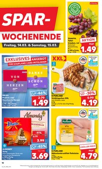 Schweinefleisch im Kaufland Prospekt "Aktuelle Angebote" mit 52 Seiten (Freiburg (Breisgau))