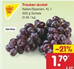 Trauben dunkel Angebote von Markttag bei Netto Marken-Discount Reutlingen für 1,79 €
