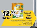Aktuelle Staubsauger Angebote bei MEDIMAX in Berlin Aktuelles Staubsaugerbeutel S 67/4 MP PLUS GREEN Angebot bei MEDIMAX in Berlin ab 12,99 €