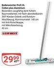 Bodenwischer Profi XL Cotton plus Aluminium Angebote von Leifheit bei GLOBUS Rodgau für 29,99 €