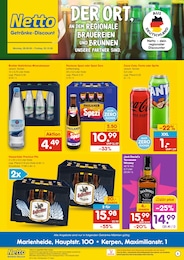 Netto Marken-Discount Prospekt für Hürth mit 2 Seiten Netto Marken-Discount Prospekt für Hürth: "DER ORT, AN DEM DU IMMER AUSGEZEICHNETE PREISE FINDEST.", 2 Seiten, 28.09.2026 - 02.10.2026