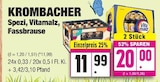 Spezi von Krombacher für 11,99 € bei EDEKA im Angebot Spezi von Krombacher im aktuellen EDEKA Prospekt