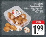 Champignons braun Angebote von Gut & Günstig bei EDEKA Jena für 1,99 €
