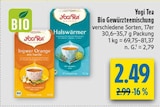 Bio Gewürzteemischung Ingwer Orange mit Vanille von Yogi Tea im aktuellen diska Prospekt für 2,49 €