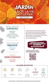 Catalogue de la semaine "JARDIN LÀ OÙ LA VIE SE CULTIVE" avec 2 pages, valide du 22/09/2026 au 11/10/2026 pour Saint-Jean-de-Maurienne et alentours Prospectus de la semaine "JARDIN LÀ OÙ LA VIE SE CULTIVE" avec 2 pages, valide du 22/09/2026 au 11/10/2026 pour Saint-Jean-de-Maurienne et alentours