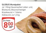 Wurstpaket von Globus im aktuellen GLOBUS Prospekt