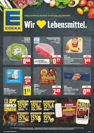 EDEKA Prospekt für Landsberg mit 8 Seiten EDEKA Prospekt für Landsberg: "Wir lieben Lebensmittel!", 8 Seiten, 19.05.2025 - 24.05.2025