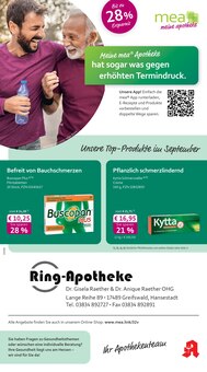 mea - meine apotheke Prospekt der KW 36 "Unsere September-Angebote" Aktueller mea - meine apotheke Prospekt "Unsere September-Angebote" Seite 1 von 4 Seiten