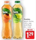 Schwarzer Tee Pfirsich Angebote von Fuzetea bei EDEKA Sindelfingen für 1,29 €