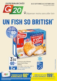 G20 Catalogue "Un fish so british", 20 pages, Reims,  21/09/2022 - 02/10/2022