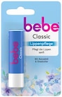 Classic Lippenpflege im Angebot bei REWE in Leinfelden-Echterdingen Classic Lippenpflege Angebote von Bebe bei REWE Leinfelden-Echterdingen für 1,29 €