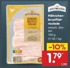 Aktuelle Hähnchen Angebote bei Netto Marken-Discount in Magdeburg Aktuelles Hähnchenbrustfiletroulade Angebot bei Netto Marken-Discount in Magdeburg ab 1,79 €