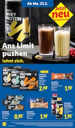 Lidl Proteinriegel im Prospekt 