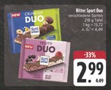 Crunchy Duo im Angebot bei E center in Schwabach Crunchy Duo Angebote von Ritter Sport bei E center Schwabach für 2,99 €