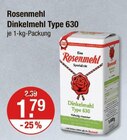 Dinkelmehl Type 630 von Rosenmehl im aktuellen V-Markt Prospekt für 1,79 €