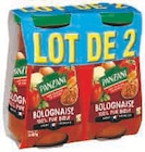 Sauce bolognaise 100% pur boeuf francais - PANZANI en promo chez Super U Bourges à 1,83 €