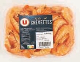 Crevette Entiere Cuite - U en promo chez Super U Colmar à 4,90 €